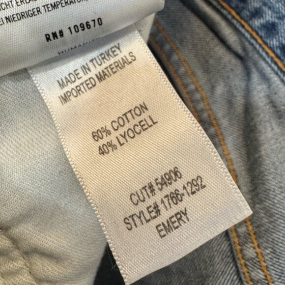 Citizens of Humanity Emery High-Rise Straight Cropped Jeans Size 27 - Picture 12 of 12